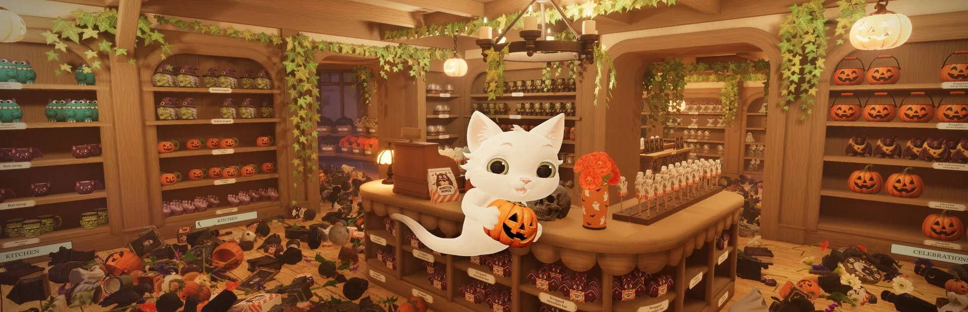 Tidy Up the Halloween Shop header image