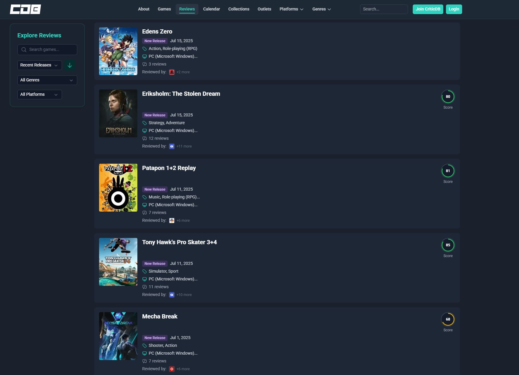 Game Database
